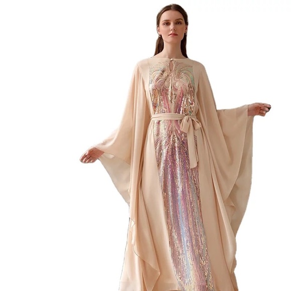 Sequin Maxi Dress NWT - Picture 2 of 14